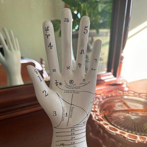 SOLD | Urban Outfitters | Palm Reading Hand Ring Holder Stand